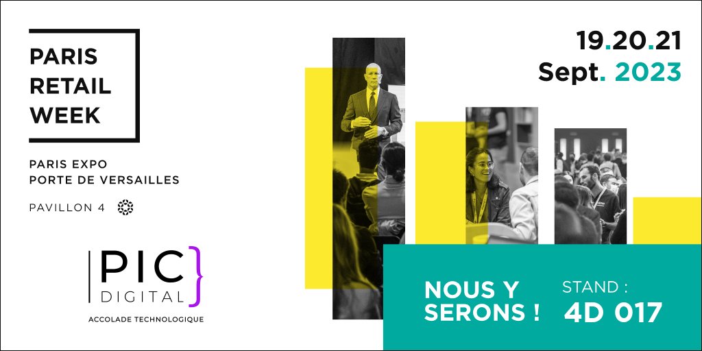 pic_digital's tweet photo. 🙋🏻‍♀️Pic Digital sera à Paris Retail Week @PRWOfficial demain sur le stand 4D017 au sein du village @PrestaShop en tant que partenaire Expert *** venez nous rencontrer ! pour papoter, boire le café, manger des Haribos et parler digital avec nos expert.e.s 🤓 https://t.co/ZnA710x5Et