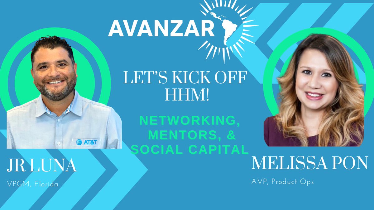 Excited for our Avanzar HHM kickoff today! Our workshop will cover tips on Networking, Mentors, &amp; Social Capital. #OneFLA 😎 #LifeAtATT
#ItsAFloridaThing. #Avanzar #HispanicHeritageMonth #HHM2023