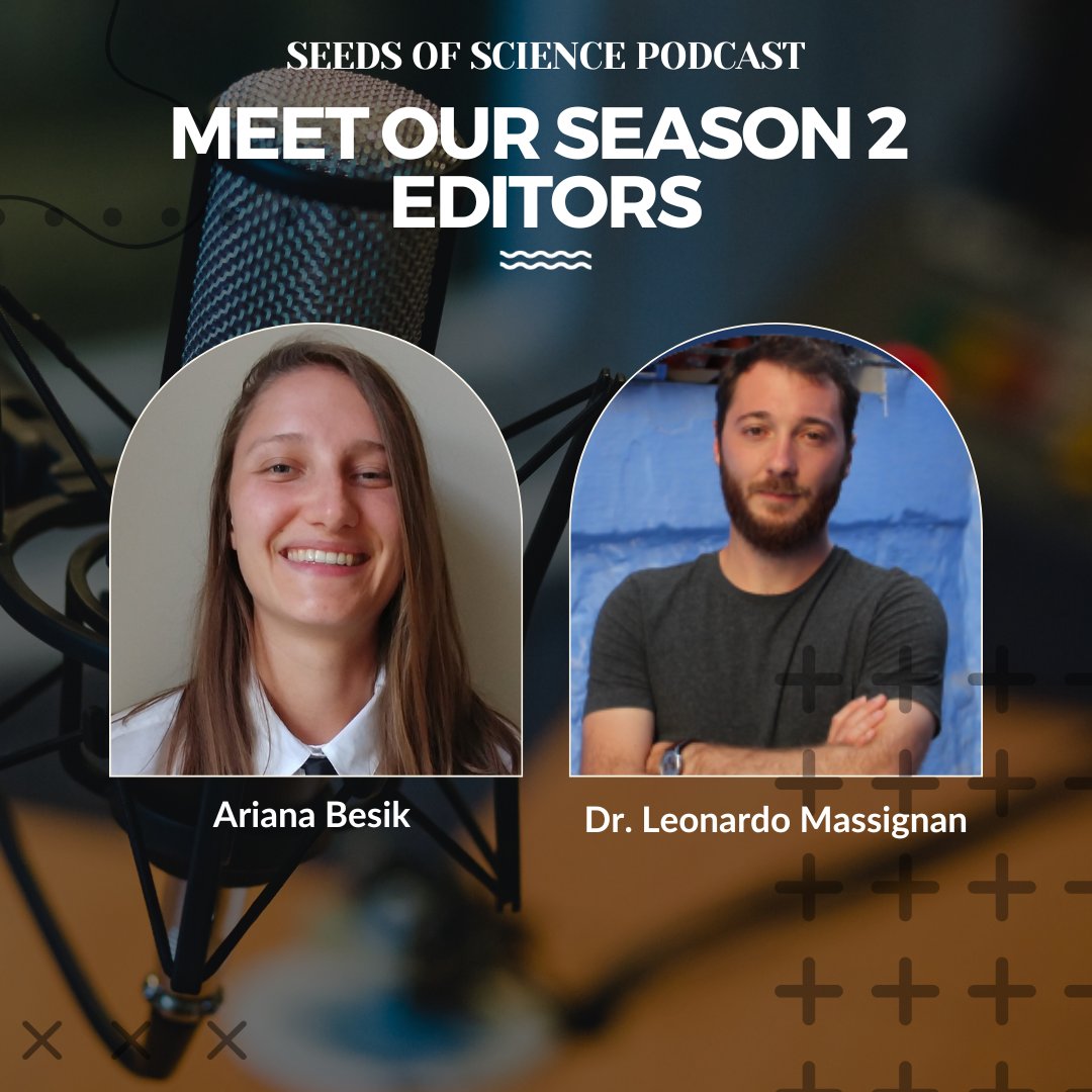 Seeds of Science (@seedsofscipod) on Twitter photo 🎙️Meet the amazing Season 2 Editors! 🤩
Ariana is a Clinical Research Coordinator at <a href="/KBI_UHN/">Krembil Brain Institute</a> & Leonardo is a postdoctoral researcher in medicinal chemistry at the Krembil Research Institute’s Centre for Medicinal Chemistry and Drug Discovery! 🧑🔬⚗️🧪 🎙️Meet the amazing Season 2 Editors! 🤩
Ariana is a Clinical Research Coordinator at <a href="/KBI_UHN/">Krembil Brain Institute</a> & Leonardo is a postdoctoral researcher in medicinal chemistry at the Krembil Research Institute’s Centre for Medicinal Chemistry and Drug Discovery! 🧑🔬⚗️🧪