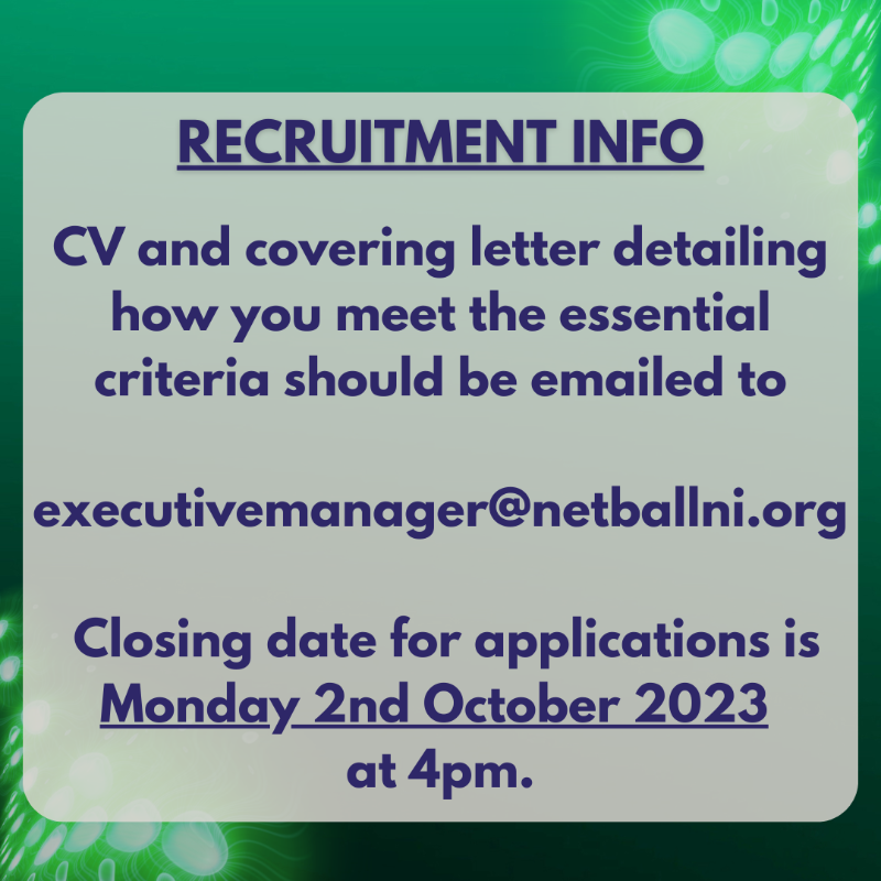 netballni's tweet photo. 🚨WE'RE HIRING🚨

💚 Administration &amp; Events Officer
📍 NNI Office, Stormont, Belfast
💷 £15,000 p/a
🤓 Support the increasing demand for our sport

❗️DEADLINE Monday 2nd October 2023, 4pm

Recruitment INFO 👇👇👇