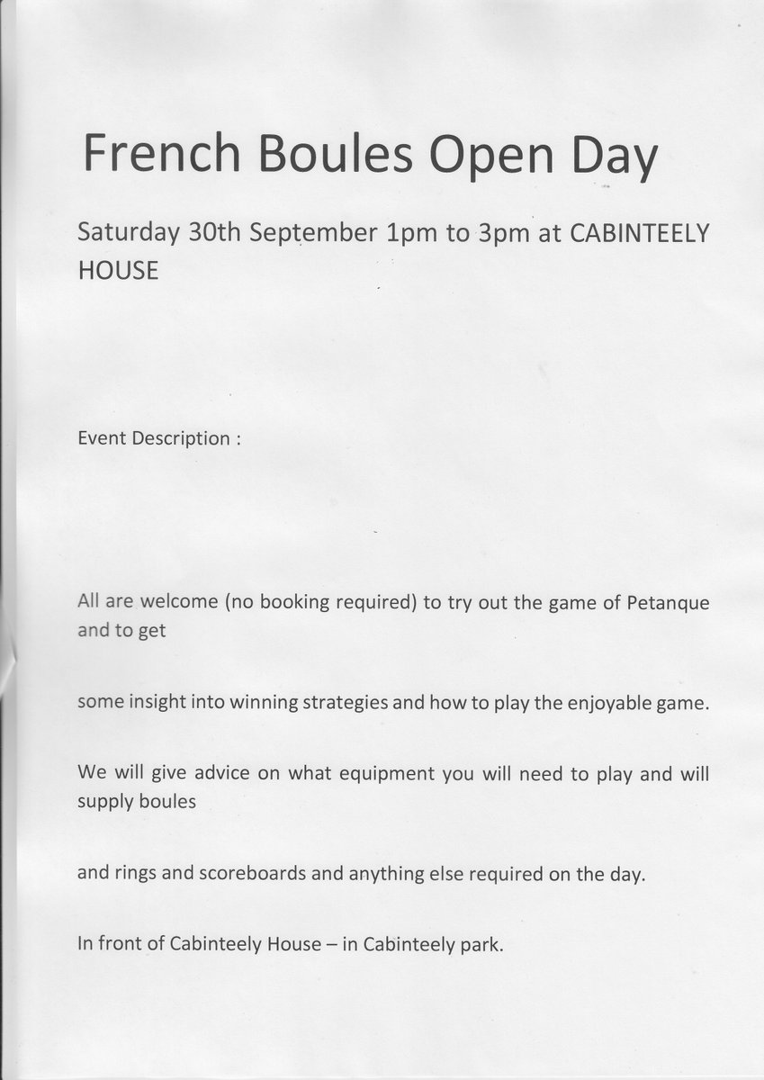 Cabinteely Petanque Club tweet media