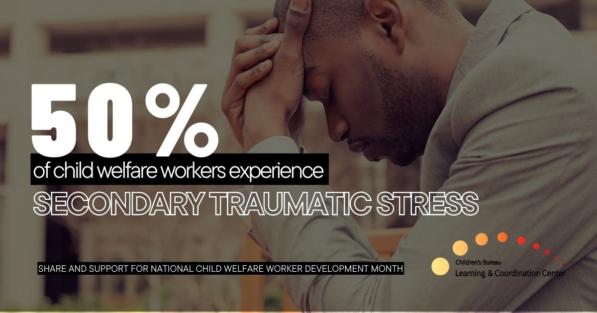 cal_trin's tweet image. Between 20–50% of #childwelfare workers experience secondary traumatic stress (STS). Explore the below resources to help support the #CWworkforce and protect them from STS &amp;amp; #burnout:

👀 Watch @CBLCC_ACF&apos;s  “Why Addressing STS in the Workforce is Important” video. &amp;gt;&amp;gt;…