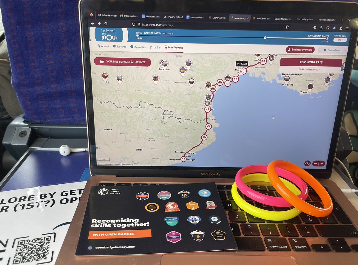 Emilie Lenel💫 (@emilielenel) on Twitter photo I am on my way to the #mootglobal23 in Barcelona! #moodle <a href="/moodle/">Moodle | Online learning, delivered your way.</a> 🤗
3️⃣ intense days ahead to meet and exchange with moodlers and partners!
Meet and chat with the <a href="/OBFactory_/">Open Badge Factory</a> team at the silver sponsors area! 🧡 And get your (1st?) explorer #openbadge 🚀 I am on my way to the #mootglobal23 in Barcelona! #moodle <a href="/moodle/">Moodle | Online learning, delivered your way.</a> 🤗
3️⃣ intense days ahead to meet and exchange with moodlers and partners!
Meet and chat with the <a href="/OBFactory_/">Open Badge Factory</a> team at the silver sponsors area! 🧡 And get your (1st?) explorer #openbadge 🚀