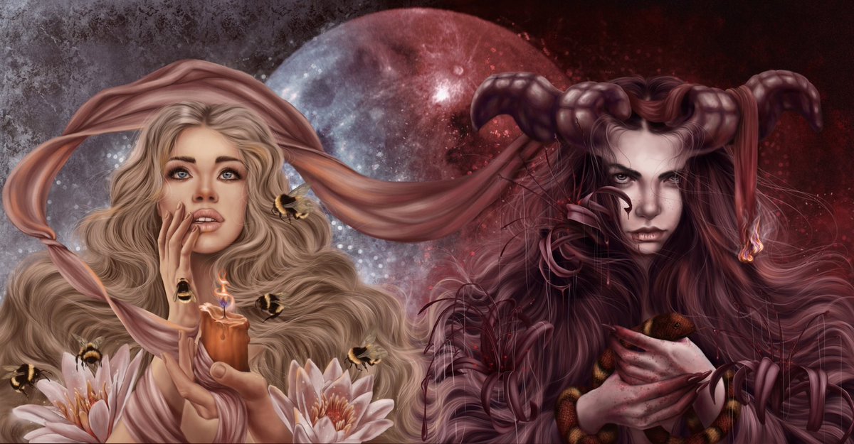 🔥 EVE &amp; LILITH: DIVERGENCE 🔥

❗️2 Limited editions open in 3 HOURS❗️

This artwork of mine was selected and got to exhibit on Times Square billboard in New York this spring. A momentous event for me as an artist and more than deserving artwork to be featured at this scale.