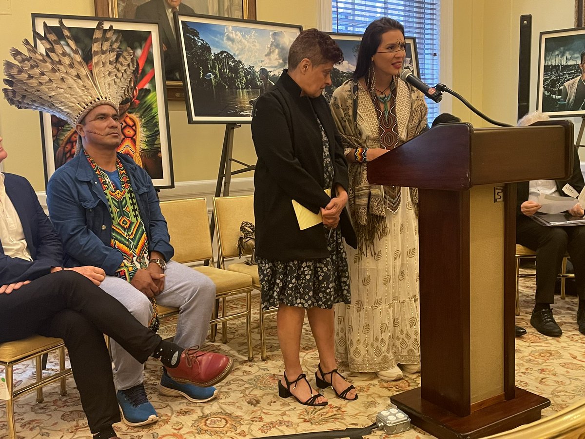 At VoteEarthNow’s Digital Democracy for Climate Action Science Summit : Txukukaytxi Rosa’ne Puyanawa talks about how creativity science &amp; indigenous knowledge come together in the fight for her Amazonian forest home. Digital technology brings us the voices of forest  protectors