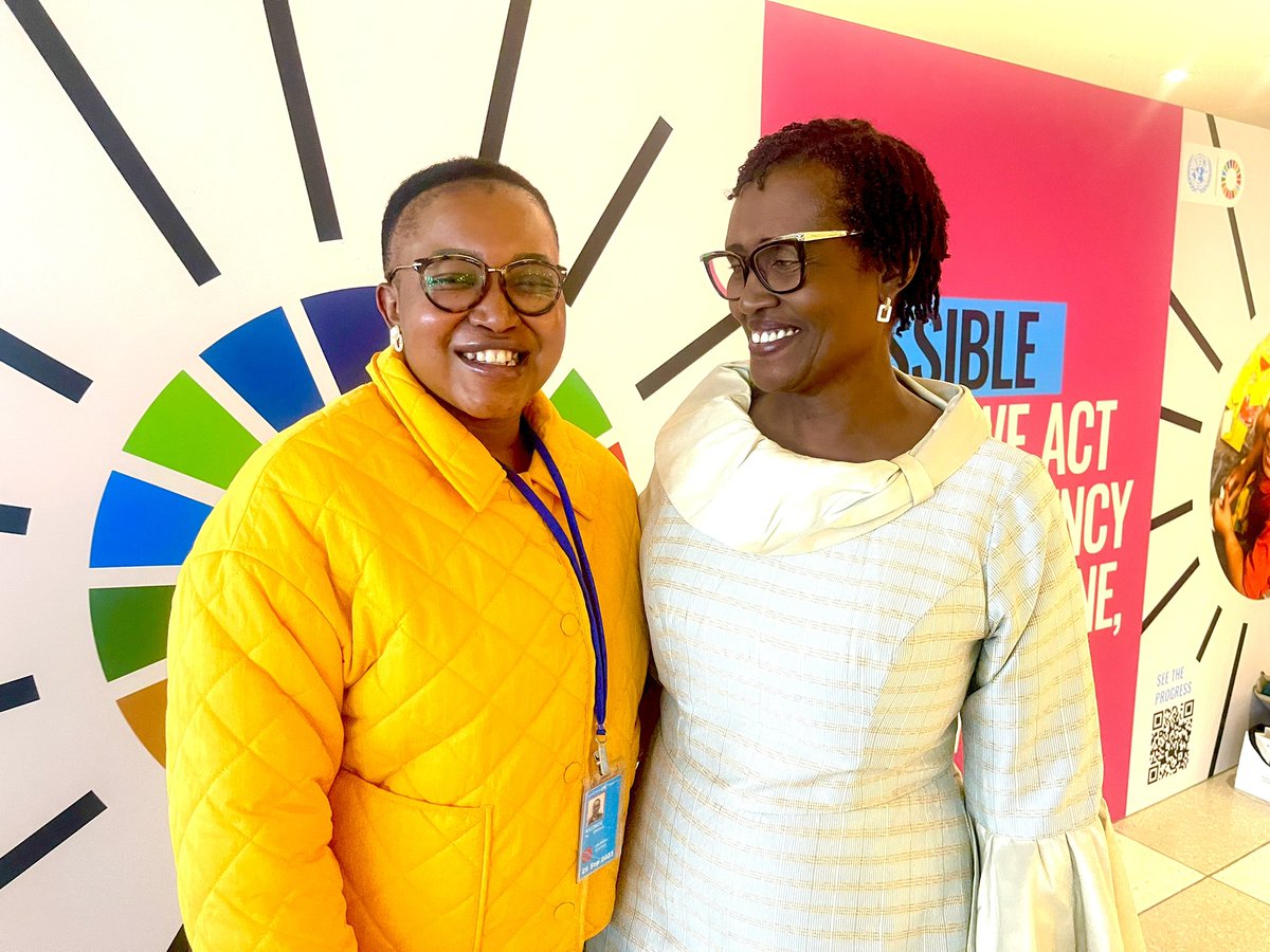 Happy to meet Executive Director of <a href="/UNAIDS/">UNAIDS Global</a> at the sidelines of UNGA 23