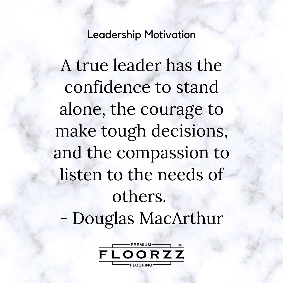 ✨Motivation Monday✨

#MotivationMonday #LeadershipMatters #LeadByExample #InspireAndUplift #TeamworkMakesTheDreamWork #Floorzz