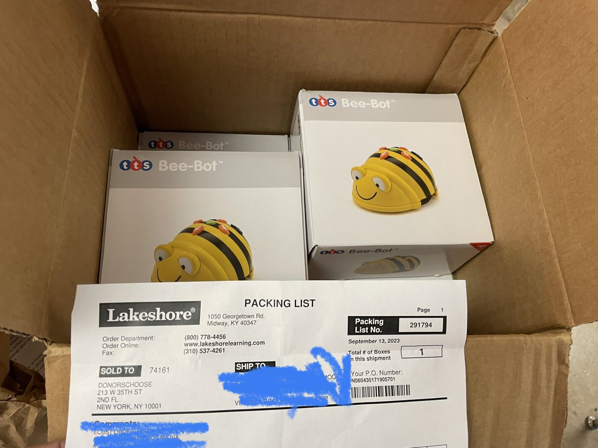 Miriam Bogdanova (@bogdanovamiriam) on Twitter photo Thank <a href="/DonorsChoose/">DonorsChoose</a> for the opportunity to post Projects. This was done last year! My 1st one!!! 🤩 Today I received my goodies and it felt like Christmas on Monday. 🎄🎁☀️I can’t wait for my Kinders to be coding in Kindeville…..#newprojectcomingsoon <a href="/KESIndians/">KempsvilleElementary</a> Thank <a href="/DonorsChoose/">DonorsChoose</a> for the opportunity to post Projects. This was done last year! My 1st one!!! 🤩 Today I received my goodies and it felt like Christmas on Monday. 🎄🎁☀️I can’t wait for my Kinders to be coding in Kindeville…..#newprojectcomingsoon <a href="/KESIndians/">KempsvilleElementary</a>