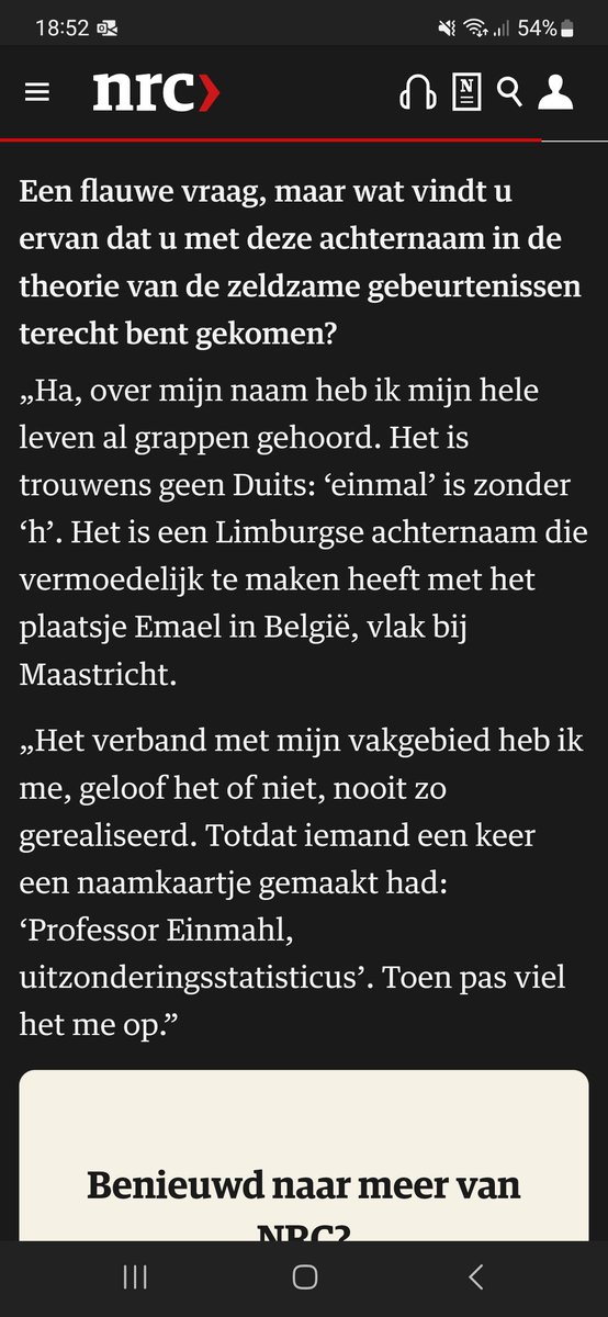 John Einmahl was rond 2001 een van de redenen om de verzameling #aptoniemen te starten.