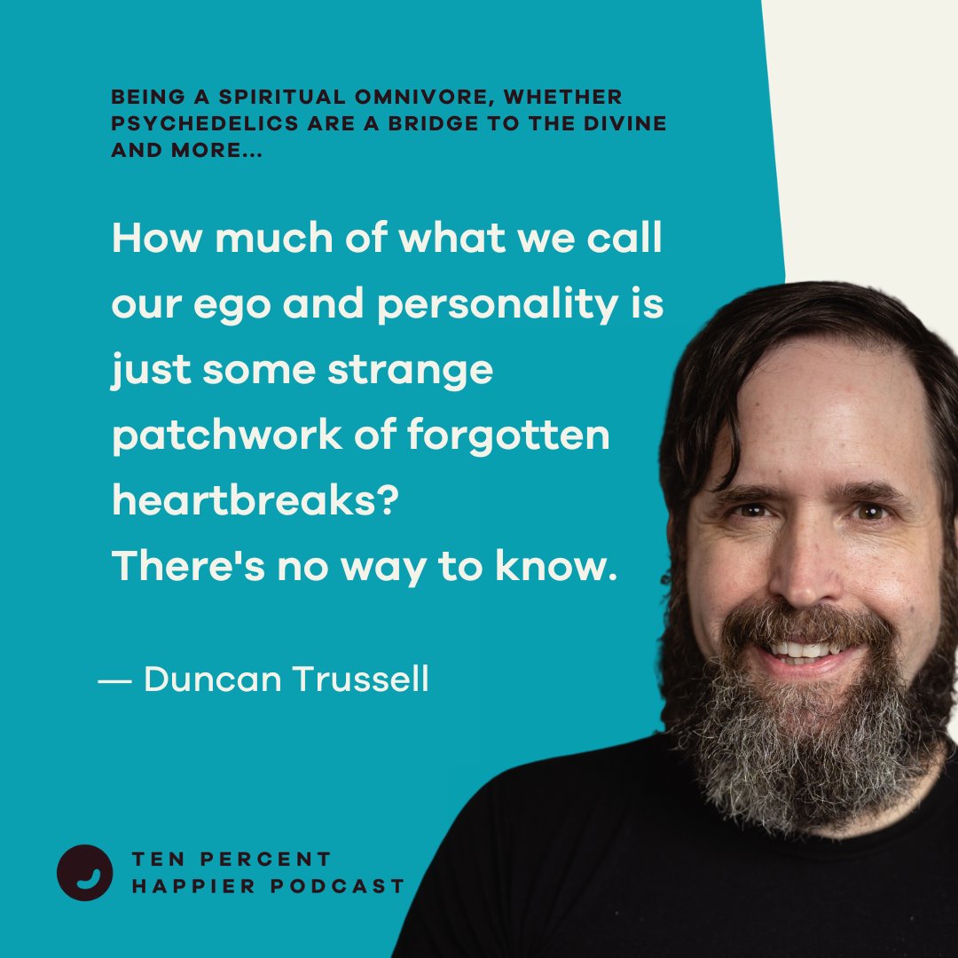 Get weird with spiritual omnivore & comedian @duncantrussell on the podcast today. We talk Buddhist hell, psychedelics, meditation in Hollywood and a whole lot more. Hosted by @danbharris. Listen now: link.chtbl.com/ryJ6l2gE