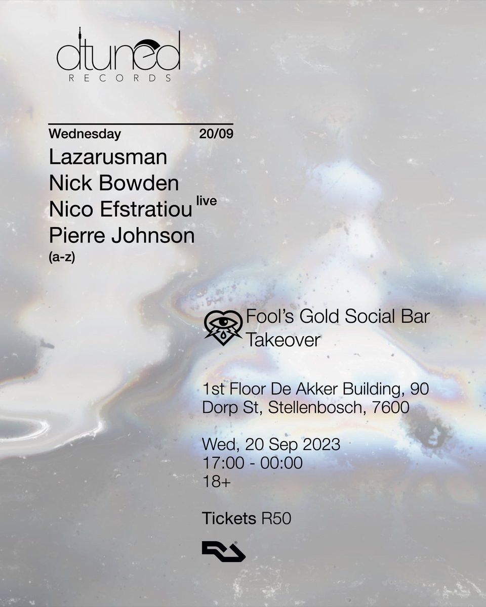Join us for a night of nonstop grooves as we takeover the electric indoor dreamland of Fool’s Gold Social Bar this Wednesday with the one and only <a href="/HouseOfLazarus/">LazarusMan</a> and the incredible <a href="/pierrejohnsondj/">Pierre Johnson</a> ⚡️

Tickets available at the door and we’ll see you on the dance floor🪩