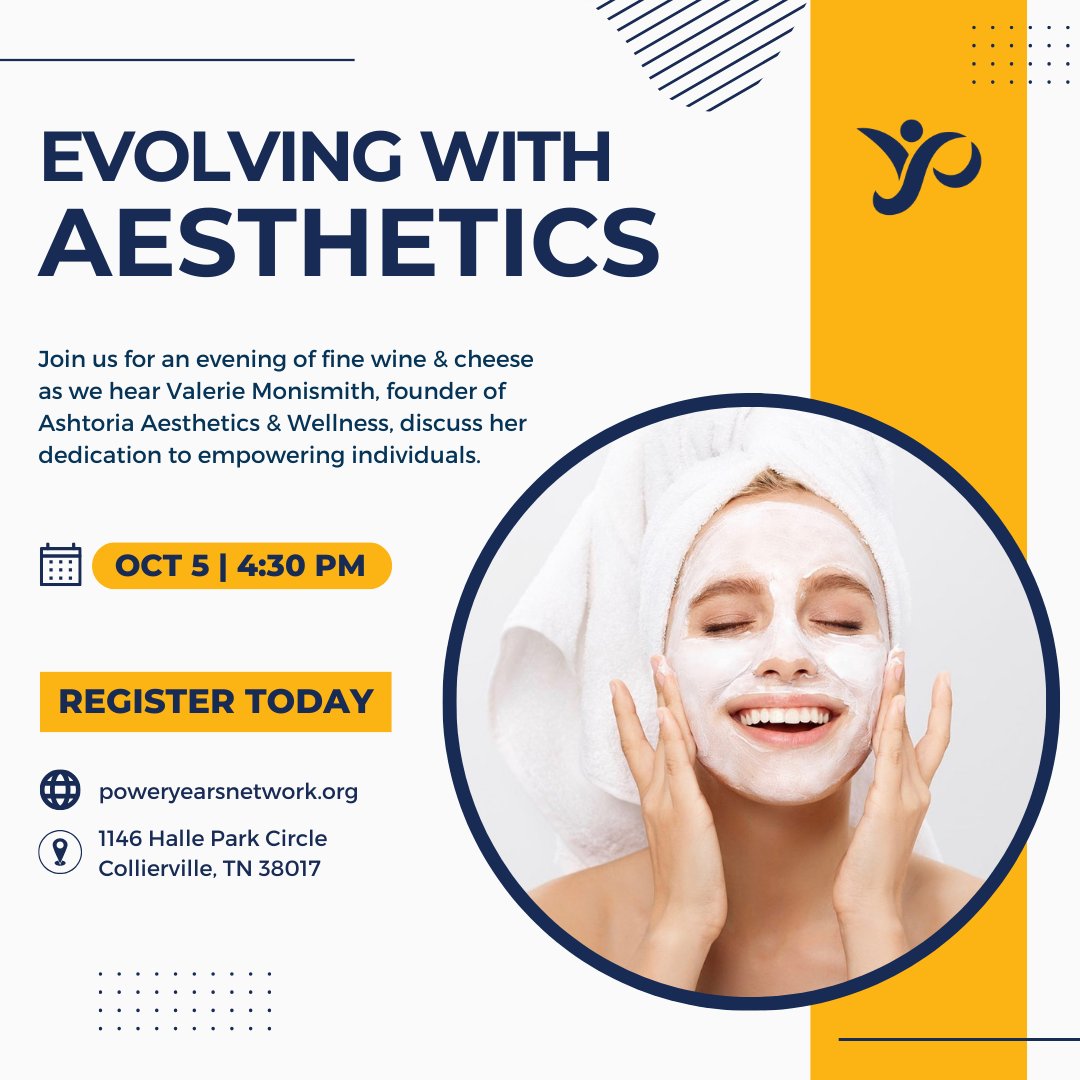 ThePowerYears's tweet photo. Reimagining Beauty: Evolving with Aesthetics &amp; Wellness | Presented by Ashtoria Aesthetics &amp; Wellness

📅 Date: October 5, 2023
🕑 Time: 4:30-6:00 PM
📍 Location: Pickler Event Centre

Secure your spot &amp; register today! ➡️  https://t.co/QZ9Ix8cEj7 https://t.co/rmuPRAP3SQ