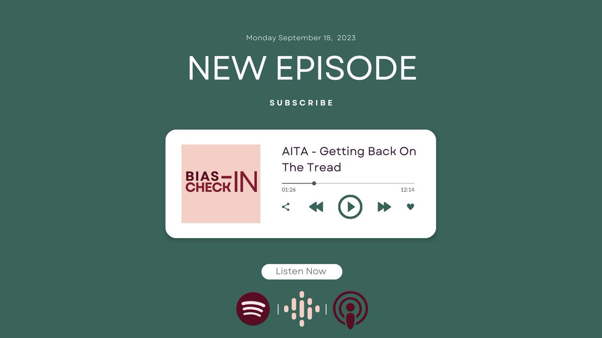Bias Check-In Podcast tweet media