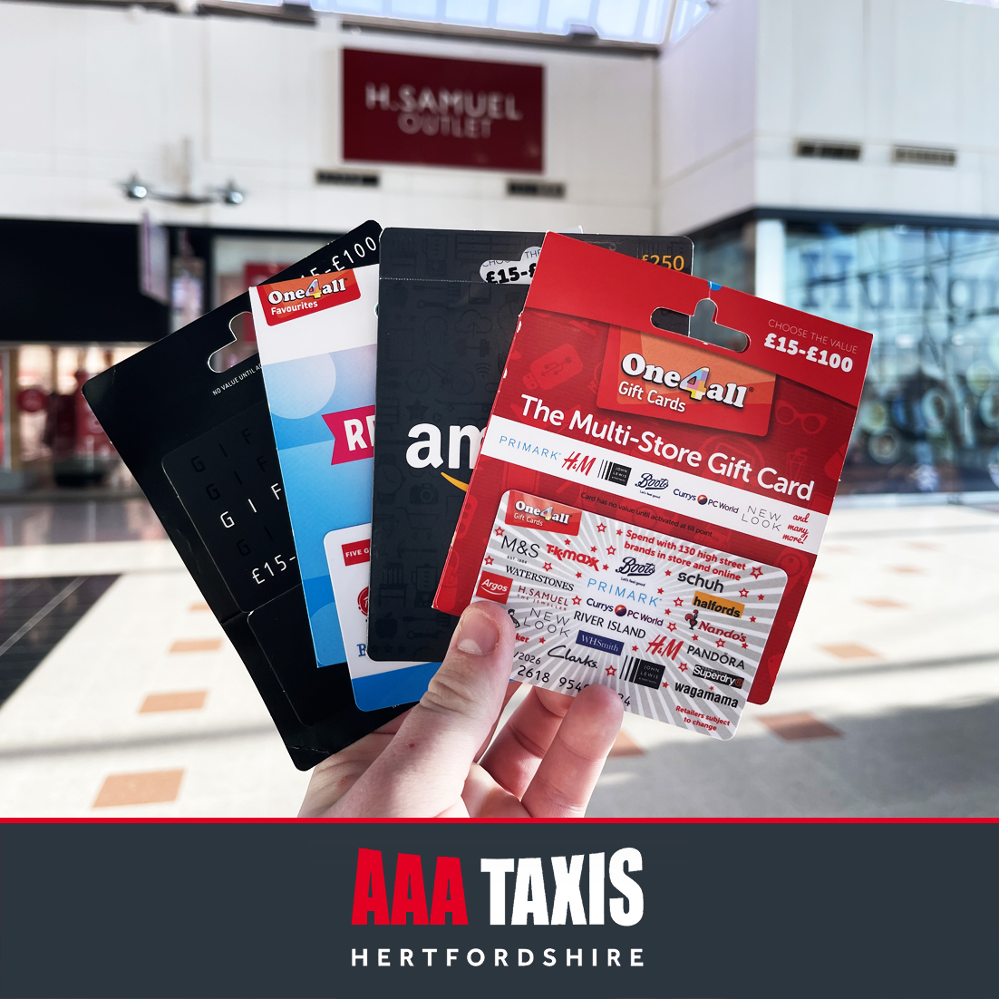 AAA_Taxis_Herts's tweet photo. Pop to the shops , what would you do with £50 if you win the AAA Taxis monthly competition.
To enter simply:
1. Like &amp; Share this post.   
2. Comment WHERE you want to spend them if you win.
Winner announced at the end of the month. Good Luck
#AAAtaxis #Win #Free #Taxis #Vouchers https://t.co/Jk18PnuQXr