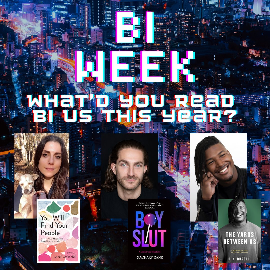 In honor of #BiWeek, we are revisiting some of our favorite bi memories of 2023—and we welcome you to do the same. We read some amazing books by bi authors this year. What'd you read bi us this year?#biweek #stillbisexual #bipride #bisexual @hellolanemoore @ZacharyZane_