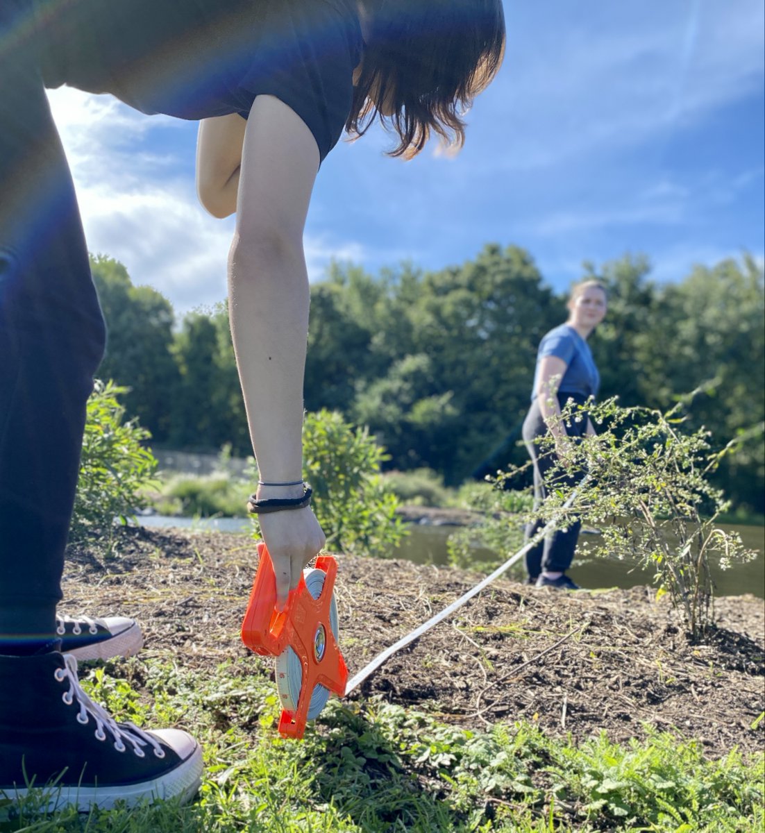 📏 These students are knee deep in research. All month, Nanuet Senior High School teacher Charles Barone and his AP Environmental Science classes have been visiting the Outdoor Education Center to create pond topography maps.