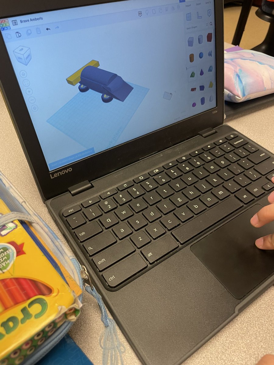 teggedunn's tweet image. Part 2 of the futuristic car assignment, #create #3Drenderings using @tinkercad They are doing such a good job with these! 🚗🐬@DunnPrincipal #engineers #designprocess #dunnsteamlab