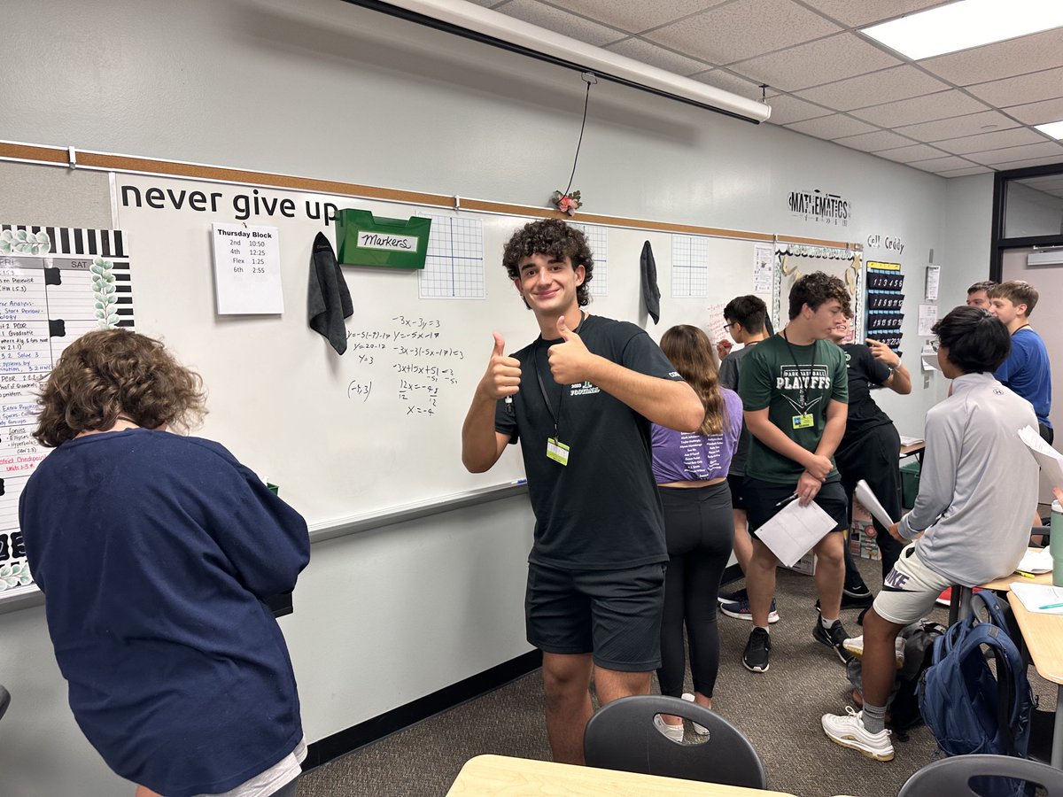 CobiVicknair's tweet image. Exploring the world of vertical spaces in Algebra 2! 📚✏️ Ms. Johnson turning classroom walls into valuable learning resources. #VerticalSpaces #WeAreKPark
@HumbleISD_KPHS @Humble_2ndMath