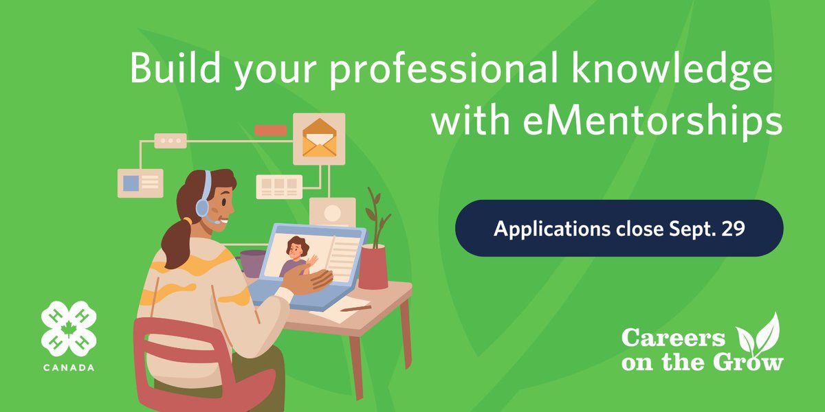 Mentors can help you explore possible career paths &amp; provide insight into the working world! Apply for the 2023 Careers on the Grow eMentorship program &amp; learn from a professional within a field that aligns with your career goals. 🌱 Apply today at: bit.ly/3LK2el1 
<a href="/RBC/">RBC</a>