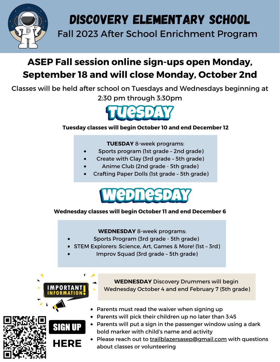 Sign up for Fall ASEP now! homeroom.com/sites/discover…