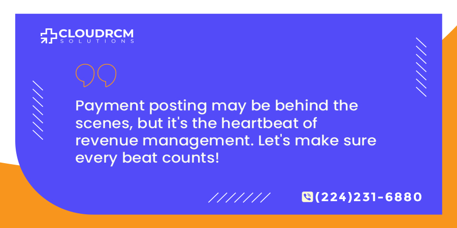 CloudRCM's tweet photo. Payment posting might be the unsung hero of our revenue management, but it's where the magic happens! ✨ Let's celebrate every heartbeat of success! 💓💼

#PaymentPosting #RevenueCycleManagement https://t.co/fiEV8wYKSz