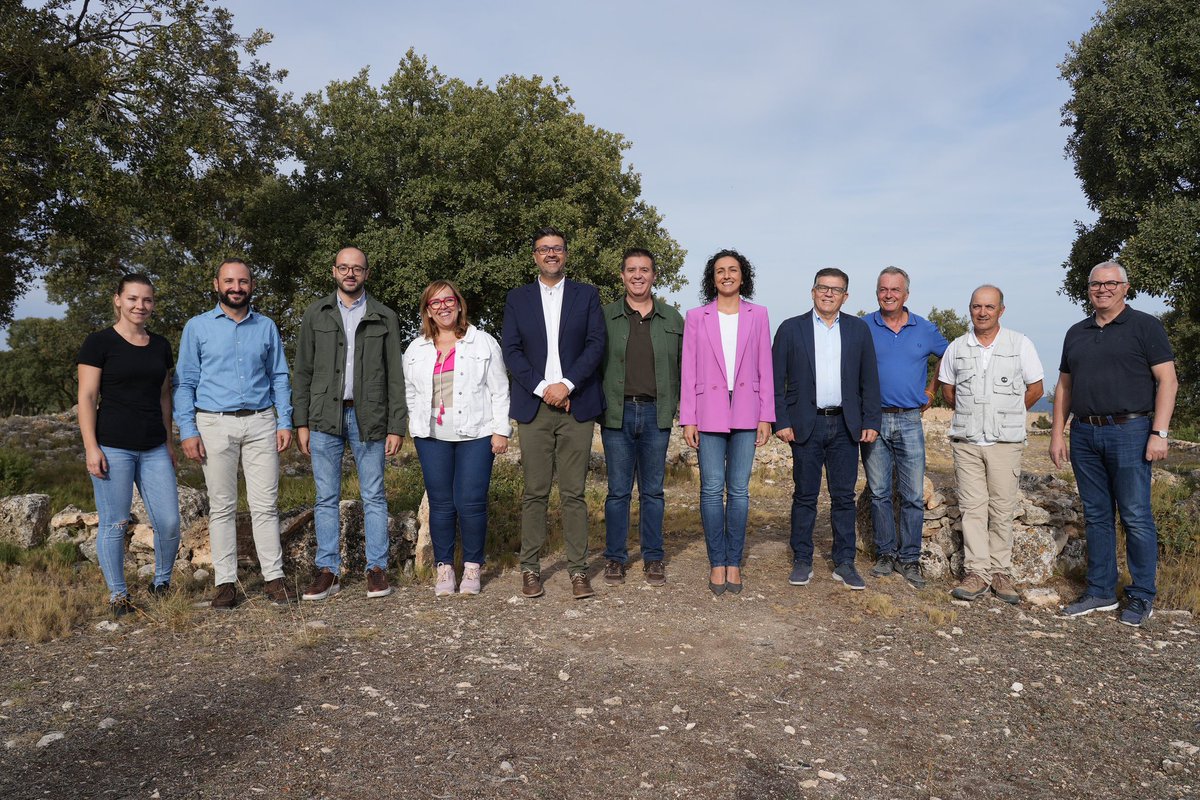 amadorpastorn's tweet image. Visitamos el yacimiento de La Graja, ubicado en el término municipal de #Higueruela (#Albacete). Cabe destacar el fuerte impulso que desde el @gobjccm se está dando a la investigación arqueológica y paleontológica