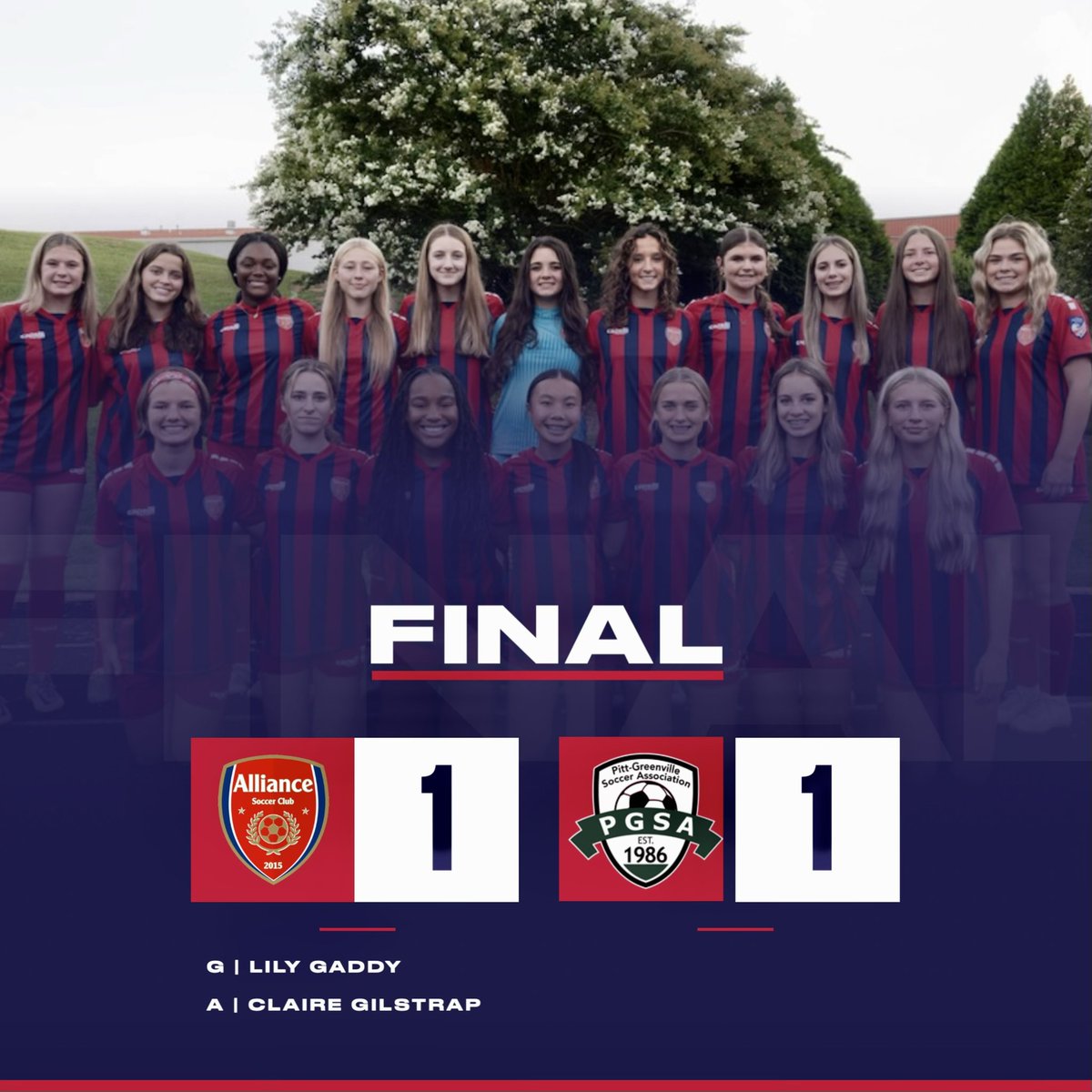 Alliance SC U19G Elite NL Club (GA) tweet media