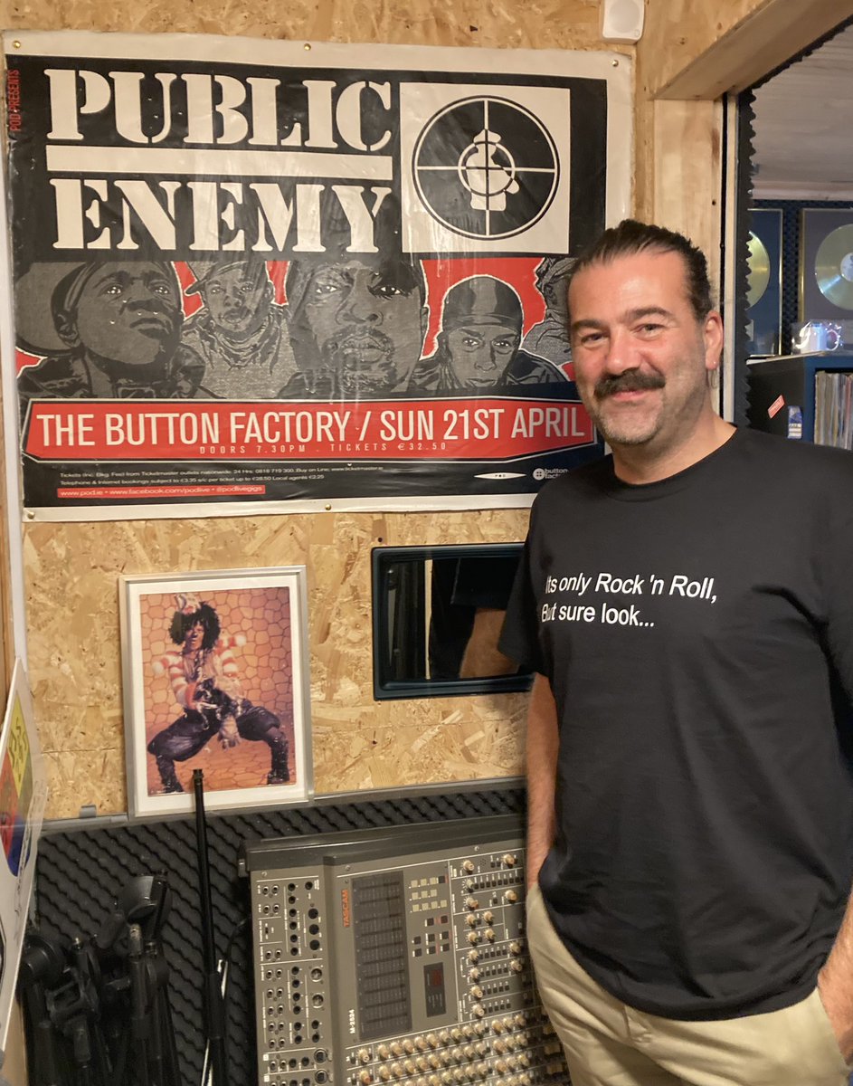 carrtogram's tweet photo. Who wouldn’t want to spend a day in the studio with the Dubliner who put the “hip” in HipHop? Eric Moore in da house! #BringThatBeatBack 🙂 @RTEGold https://t.co/M2BFTPll4N