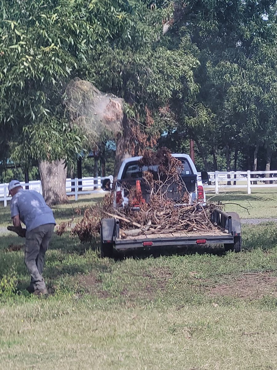 Thanks to our friends from HUB International for spending the day with us this past Friday during the Tulsa Area United Way Day of Caring. They worked hard helping us clean up tree limbs on the TBH campus from the powerful wind storm that moved through our area over the summer.