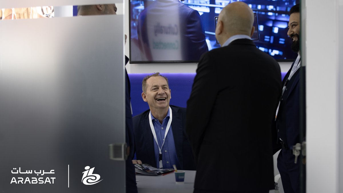 Arabsat's tweet image. Arabsat looks back and celebrates 3 days of empowering engagement with satellite industry changemakers at IBC 2023! 🛰️
Empowered solutions ✅
Empowered collaboration🤝 
Empowered networking 🛜
#IBC2023 #Satellite #Conference