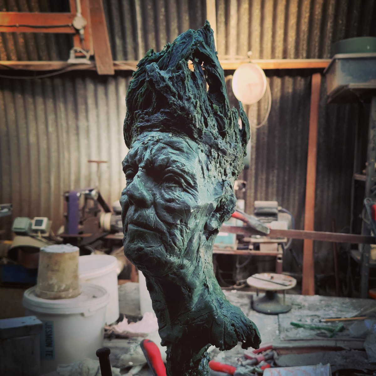 ehigginsart's tweet photo. #workinprogress #ageisnotenough #eamonnhiggins #sculpture #irishsculpture https://t.co/QVxojnfDOU