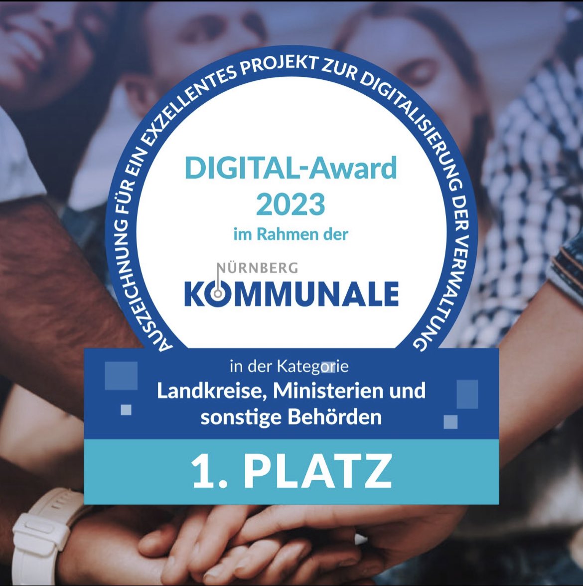DATABUND_eV's tweet image. DIGITAL-Award 2023 - Das VOTING beginnt!
Ab heute kann unter kommunale.de/voting-2023 abgestimmt werden. Zur Wahl stellen sich in jeder Kategorie (&amp;lt; &amp;amp; &amp;gt; 20.000 EW, Landkreise/Ministerien/Behörden) drei Finalistenprojekte.
#KOMMunity #kommunale #digtitalaward