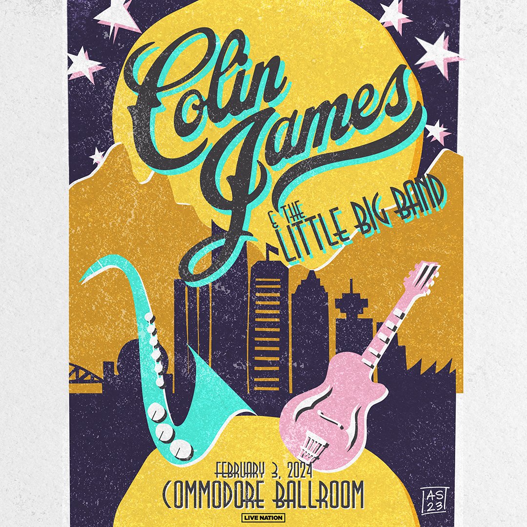 We're thrilled to announce that in celebration of the Little Big Band's 30th Anniversary, Colin James is bringing the Little Big Band back to the Commodore Ballroom in Vancouver on Saturday February 3, 2024! Tickets go on sale this Friday, September 22nd! #colinjames