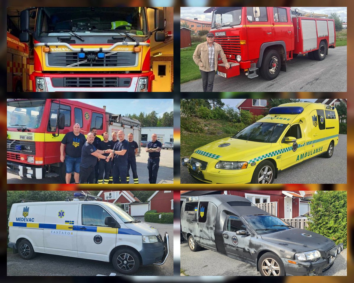 Förbereder för den 9:e insatsen för Ukraina. Nedanstående fordon är strax redo för avfärd. Finns önskemål om IFAK och för 1500:- kan du donera en. Besök vår gåvoshop och köp en IFAK för Ukraina. Skriv i meddelandet Ukraina. Så tar vi med din gåva. #Ukraina #Ukraine <a href="/FriaUkraina/">Fria Ukraina</a>