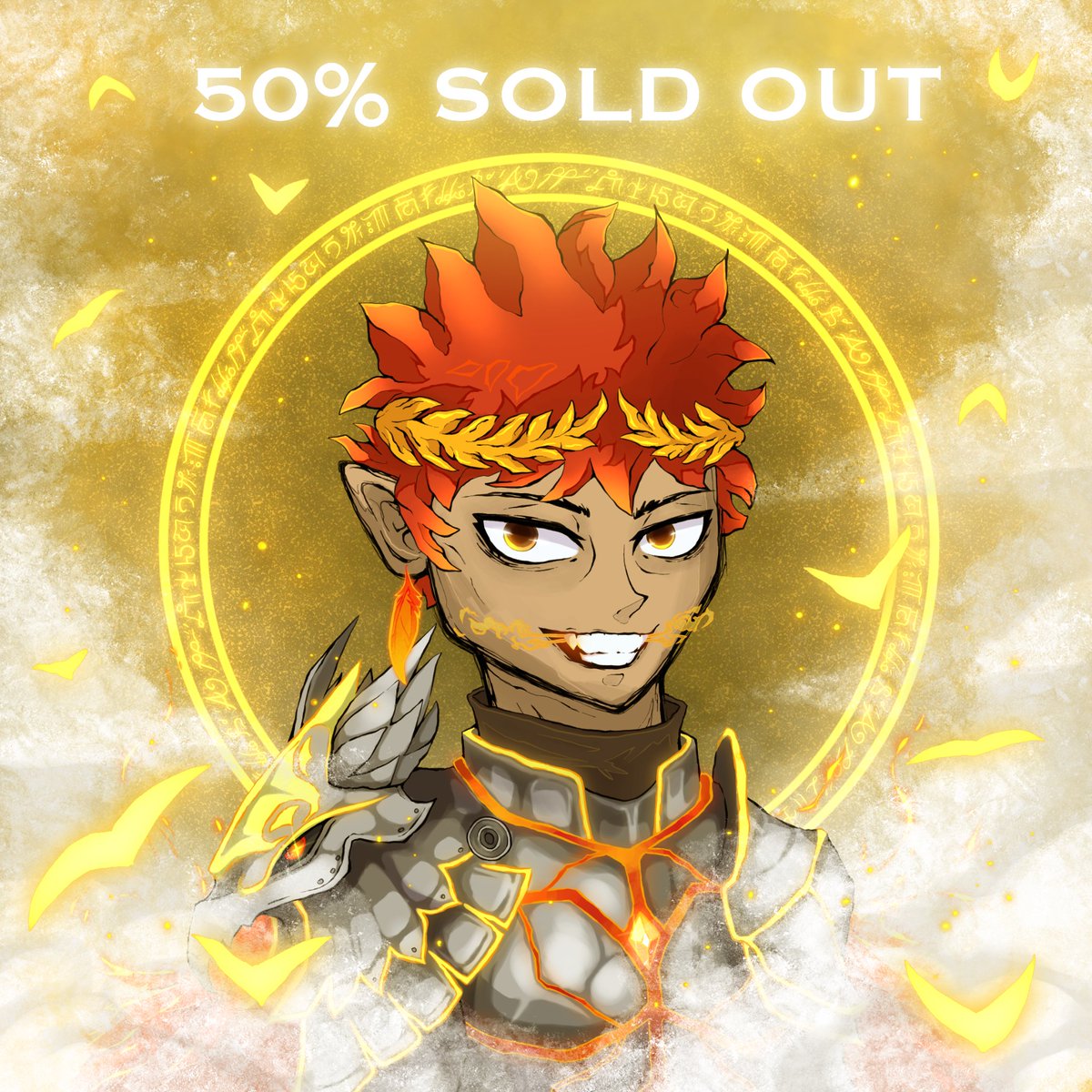 𝐓𝐡𝐞 𝐇𝐨𝐥𝐲 𝐕𝐢𝐫𝐭𝐮𝐞𝐬🪽 
50% 𝐒𝐨𝐥𝐝!

We are happy to say we have sold 50% of our Holy Virtues collection! 
Upwards and onwards 🚀
Thank you everyone for your support ❤️
Mint here: eternalsholyvirtues.ada-anvil.io/en/
#TheHolyVirtues #CNFT #Cardano