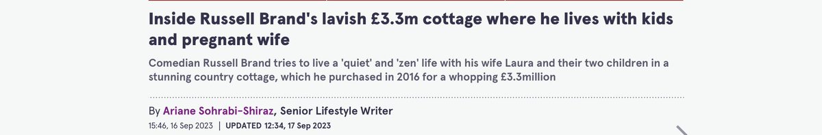 Russell Brand has lost his book deal, his agent and his tour has been cancelled. His Netflix shows have been pulled.

Over allegations.

Kevin Spacey’s career was ruined over allegations and he won the court case. But it will never be the same again. 

I hope that all of you who