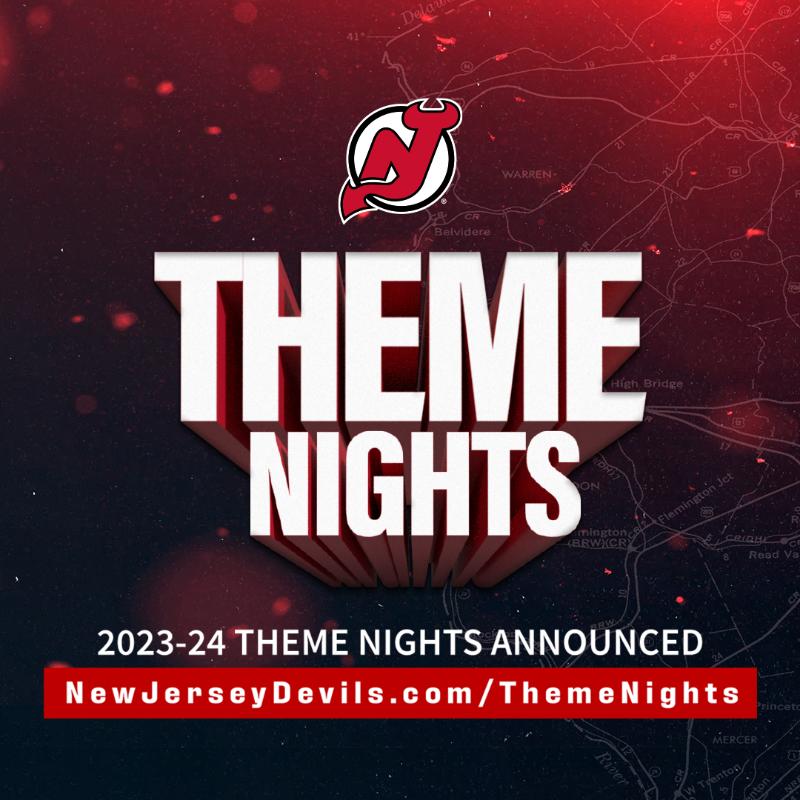 Devils Announce 2023-24 Theme Night Schedule - The New Jersey