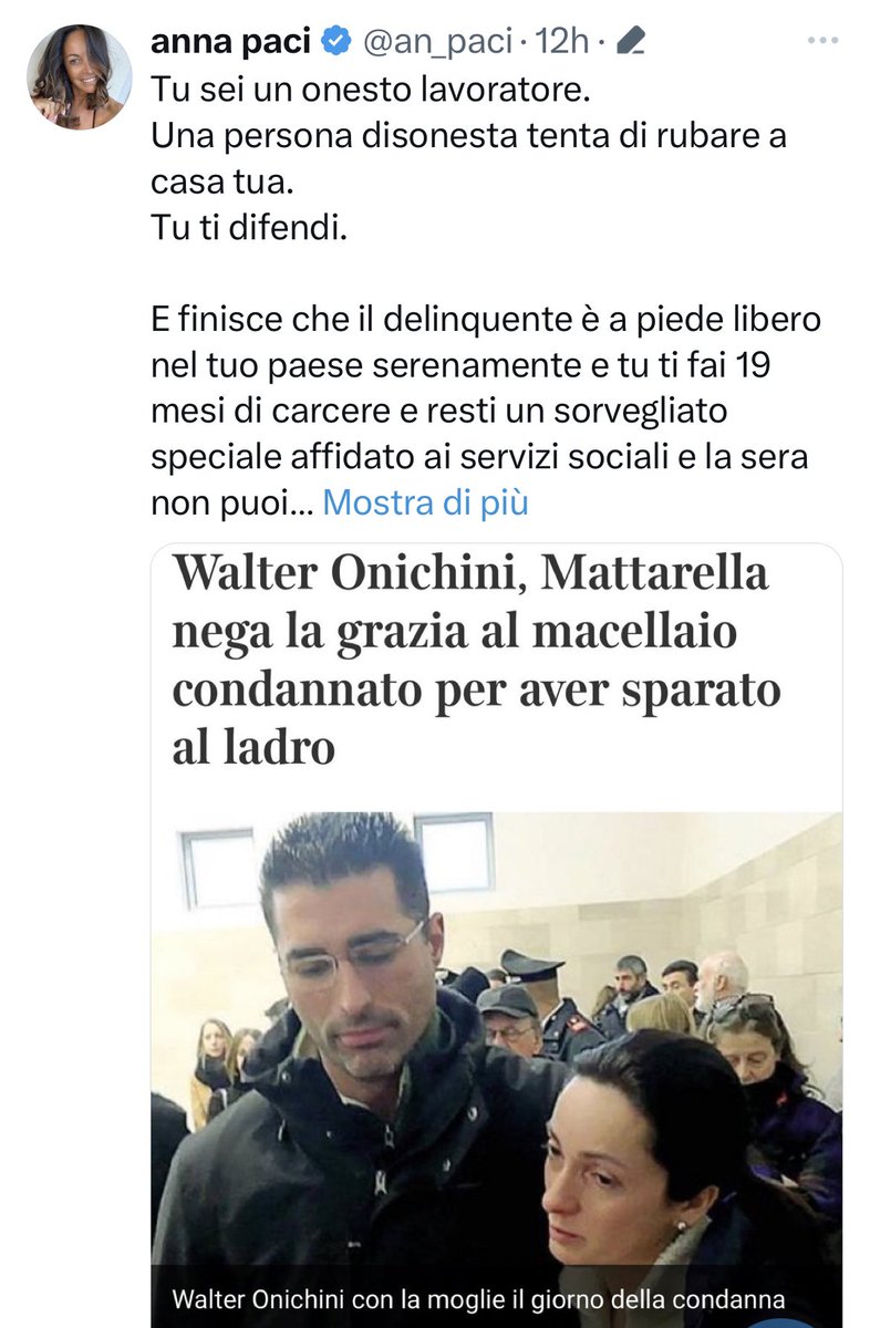 _Nico_Piro_'s tweet photo. “Uno dei ladri, abbandonata l’auto, stava fuggendo: Onichini ha sparato, colpendolo a un fianco. Il macellaio ha poi caricato il 25enne ‘Ndreca in macchina e lo ha abbandonato nei campi non lontano da casa” fonte @Corriere 
Sui social monta invece l’arma di distrazione di massa https://t.co/1eARJ2RjpO