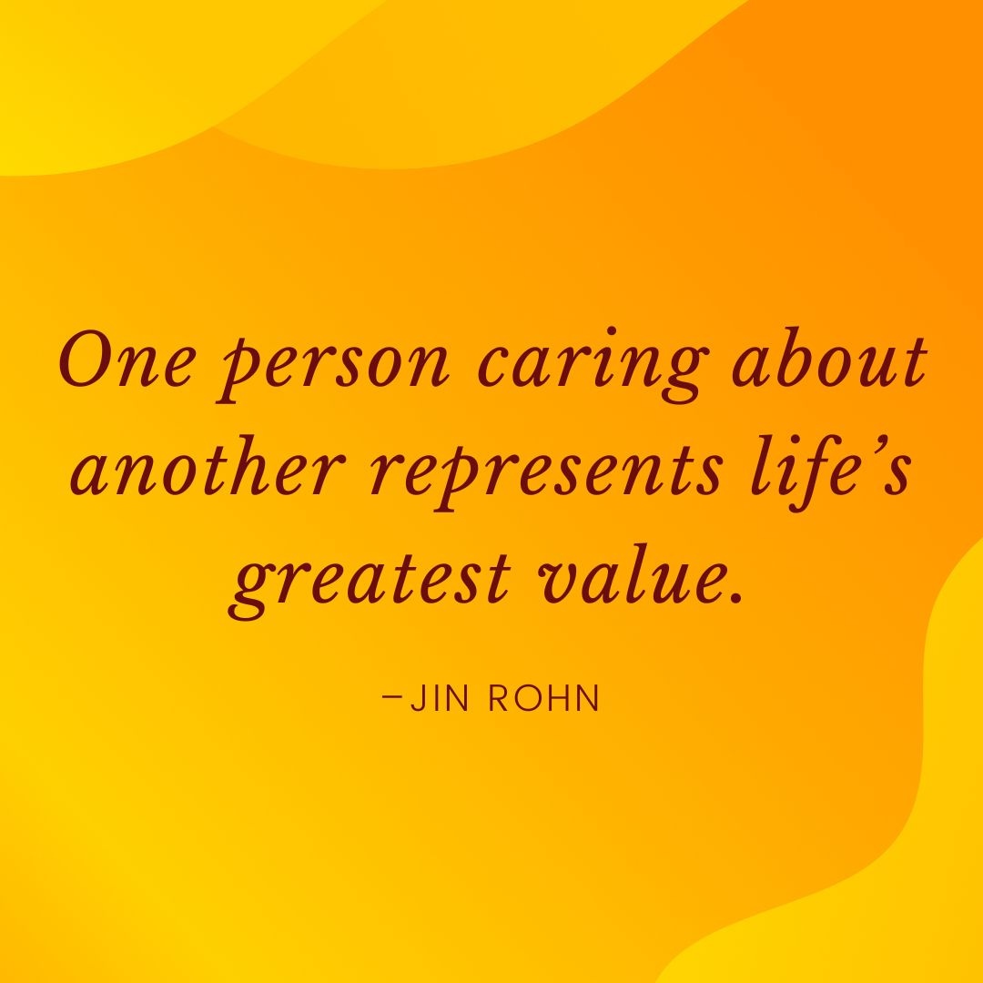 'One person caring about another is life's greatest value' encapsulates the essence of human connection and empathy, emphasizing that genuine #care and #compassion hold immeasurable significance in the tapestry of existence. #wecare #mocekspine