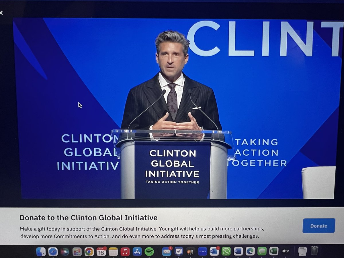 Listening to #McDreamy, @PatrickDempsey, discuss the Dempsey Foundation's mission to bridge the global cancer divide. 70% of cancer deaths occur in LMICs. We must address these health inequities. 🌍💪 #SurgeryUHC #UNGA78 @UHC2030