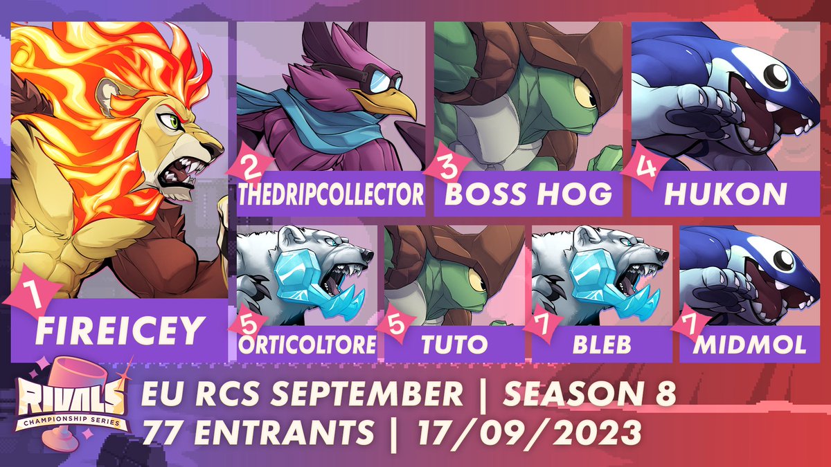 Yesterday night, EU kicked off their Online RCS series with a familiar face taking home the gold! <a href="/Fir3icey/">Fireicey</a>, emerged victorious from winners side.