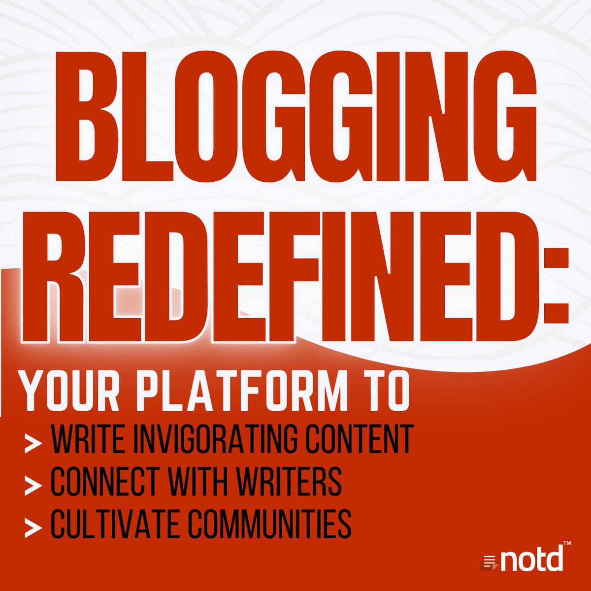 notd_io's tweet photo. https://t.co/H27Pw5fptH is our canvas for storytelling. Whether it’s a blog, a personal narrative, or a passion project, we welcome your words.

Join our vibrant community of writers today!

#publishinghouse #publishingnetwork #writerscommunity https://t.co/1R0cJfl4tl