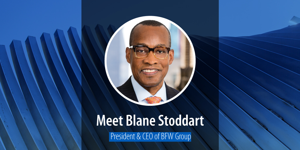 StructureTone's tweet image. Meet Blane Stoddart, President and CEO of BFW Group. In our latest issue of #STOBGinsights, Blane talks about starting his own company, his trusted partnership with LF Driscoll, some of his proudest achievements, and advice for helping MWDBE-certified businesses.