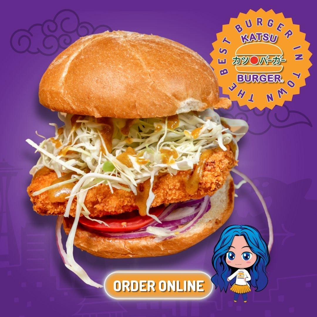 KatsuBurger's tweet image. Get your burger boost! 🍔 

Start your week with a flavor-packed Katsu Burger! From Japanese and American goodness burgers to sides and shakes and more! Pick up or delivery available. 

Order now!
katsuburger.com

#KatsuBurger #JapaneseBurger #SeattleEats