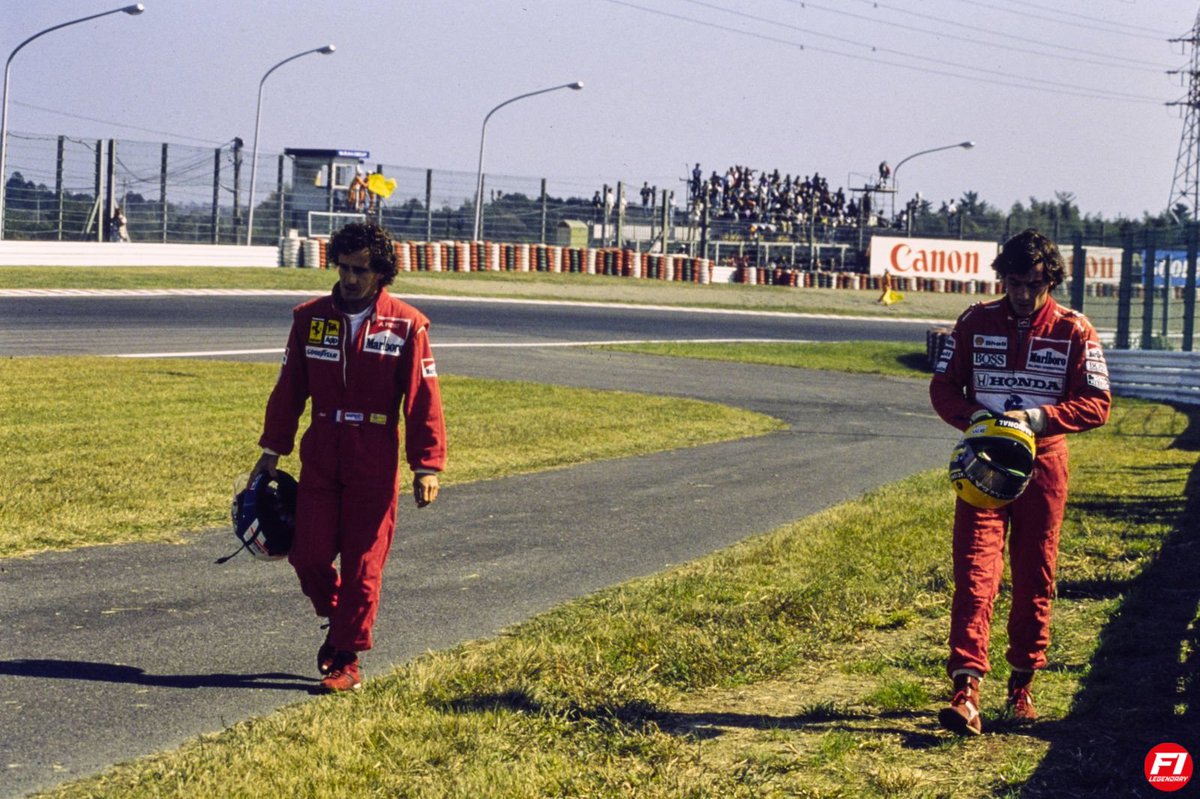 Alain Prost / Ayrton Senna / GP Suzuka 1990. 📸: AFP / Ercole Colombo / Motorsport Images. #F1