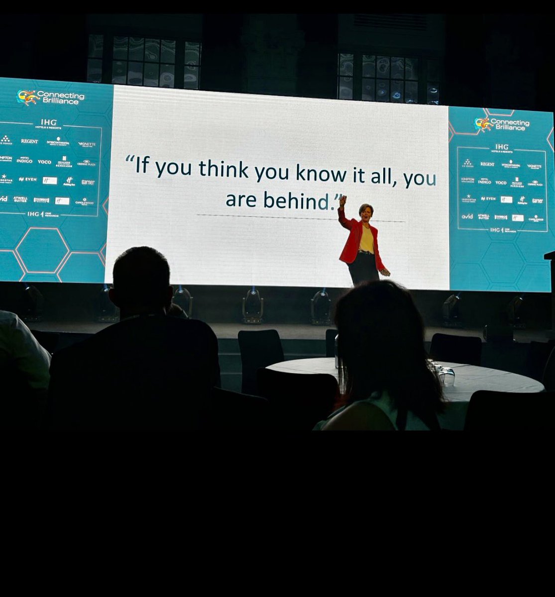 cpaberdeenABZ's tweet photo. Looking back to last week when the commercial team got the chance to attend the #ihgconnectingbrilliance2023 conference. 

A great experience &amp; some key take always: 
1. Be your best
2. Be Humble
3. If you think you know it all, you are behind. https://t.co/XcVHverE2Q