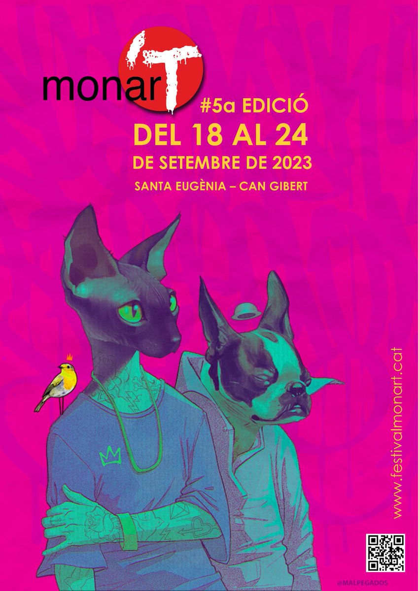 📌 *RECORDEU* ens veiem *AVUI DILLUNS 18* a les *20h* a la *presentació* de la *5a edició* del *monar'T!!*