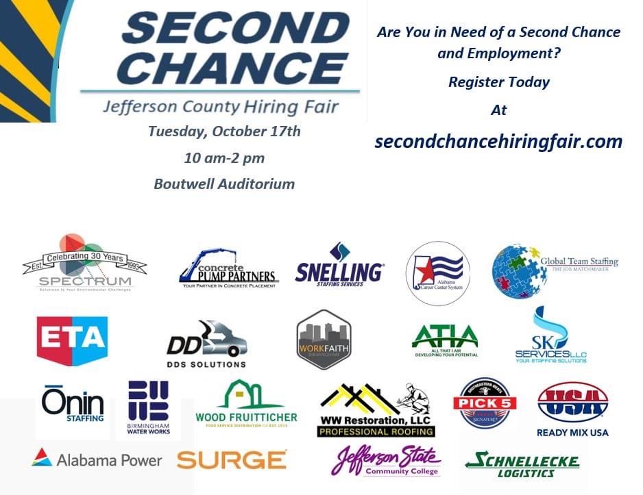 Wednesday October 17, 2023 from 10am to 2pm is the day! Come change the trajectory of your life.