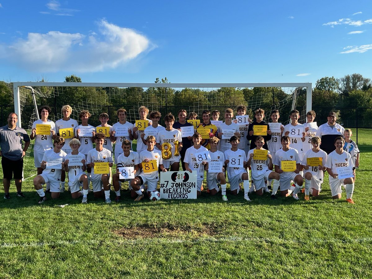 nwlehighboyssoc's tweet photo. History made today! In our win against Saucon Valley, Matt Johnson became our career leading goal scorer! We also moved to 11-0 on the season.
#82andCounting https://t.co/lDBIaqyn06