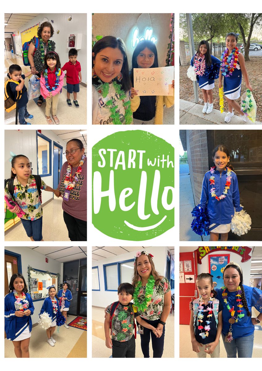 JenniferSal14's tweet photo. It was a great start with #helloweek2023 Our kids showed several ways in saying HELLO and showed so much kindness towards one another. #sandyhookpromise https://t.co/qRQU86mtQN